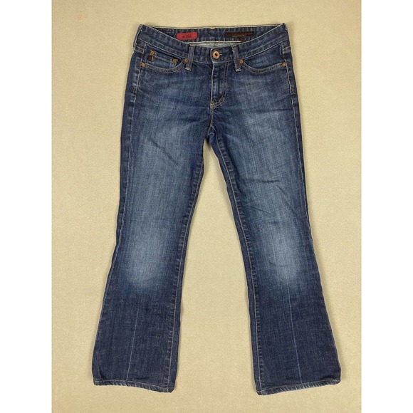AG Adriano Goldschmied Womens 26R Jeans The Club Flare Leg Blue Denim - Picture 1 of 13
